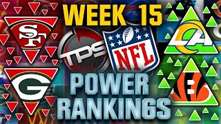 2024 NFL Power Rankings Week 15 Edition [upl. by Outhe]