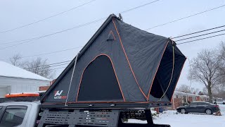 NaturNest roof top tent  walkaround and first impressions [upl. by Adnylg]