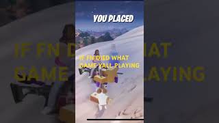 IF FORTNITE DIED WHAT GAME YALL PLAYING fortnite [upl. by Bixby]