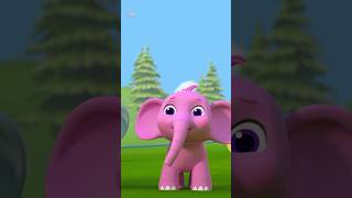 Chaar Mote Hathi Ghumne Chale चार मोटे हाथी Hindi Rhymes elephants preschool viral trending [upl. by Adivad250]