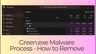 Greenexe Virus Process  How to Remove It Working Guide [upl. by Willis165]