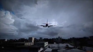 Flydubai FZ981 Boeing 737 crash Rostov Russia لاي دبي 737 تحطم روسيا  FSX [upl. by Ahsilrak]