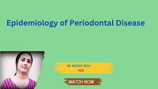 Epidemiology of Periodontal Disease  Epidemiological Triad  Preventive Measures PSM Lectures [upl. by Asseralc]