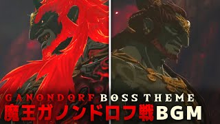 ゼルダの伝説 ティアーズオブザキングダム 魔王ガノンドロフ戦BGM  Zelda Tears of the Kingdom Demon King Ganondorf Boss Theme [upl. by Intirb]