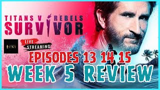 Australian Survivor  Titans vs Rebels  Week 5 Review [upl. by Aggappora]