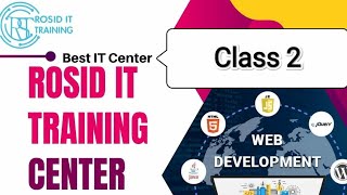 Web Design and Development 2nd Class HTML Tutorial [upl. by Ylrahc633]