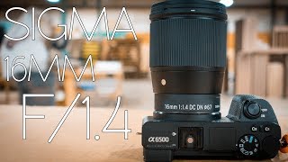 SIGMA 16MM F14 UNBOXING AND REVIEW  SO GOOD IT SHOULD BE AN quotARTquot SERIES LENS [upl. by Edora]