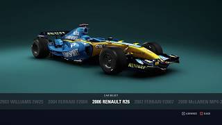 F1 2018 All Classic Cars [upl. by Acined]