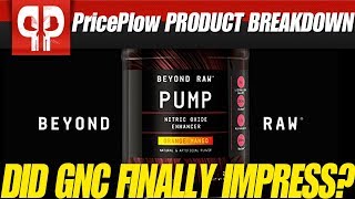 Impressive PUMP From GNC  BEYOND RAW PUMP Review [upl. by Atekram122]