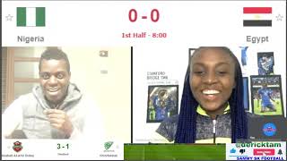 Nigeria vs Egypt Watch Along Live Stream Africa Cup of Nations Football Match Afcon Eagles Streaming [upl. by Leumek]