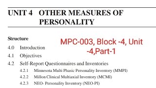 Minnesota Multi Phasic Personality Inventory MMPIMillon Clinical Multiaxial Inventory MCMI [upl. by Retepnhoj]