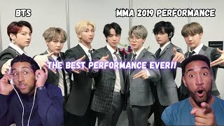 RAPPERS React To A FULL BTS Performance BTS  MMA 2019 [upl. by Anastasie]