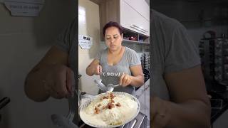 Macarrão de molho branco perfeito comida receita [upl. by Legra]