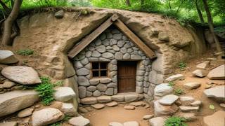 A Man Builds an Amazing Stone House from start to finish [upl. by Poll796]