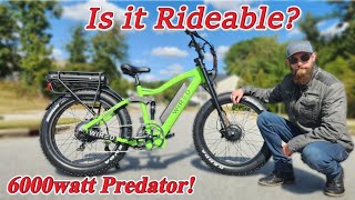 Taming the 6000w Wired Predator ebike [upl. by Kcirdderf533]