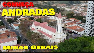 Andradas  Minas Gerais  Voo de drone  4K [upl. by Aytida]