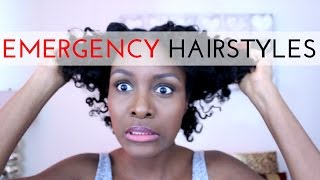 10 Emergency Hairstyles for Naturals [upl. by Sheena]