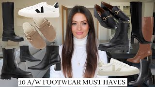 AUTUMN  WINTER MUST HAVE FOOTWEAR  TOP 10 SHOES amp BOOTS FOR FALL [upl. by Chet]