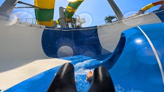 Marina Aquapark Waterland Istanbul Cyclone Water Slide [upl. by Garap522]