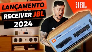 JBL MA SERIES NOVOS RECEIVERS DA LINHA MA510 MA7100 E MA9100  AUDIO PRIME [upl. by Chilcote]