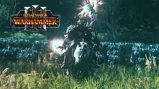 Chaos Lord Tzeentch Rise of the Armed Wizard  Cinematic intro  Total War Warhammer 3 [upl. by Amling]