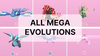 Every MEGA EVOLUTION In Pokémon GO [upl. by Toole]