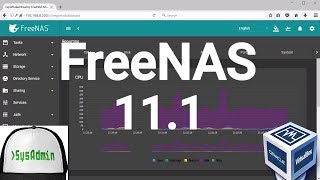 FreeNAS 111 Storage Installation  Configuration  Overview on Oracle VirtualBox 2017 [upl. by Nanny963]