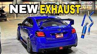 WRX gets the perfect catback exhaust [upl. by Ahsuat517]