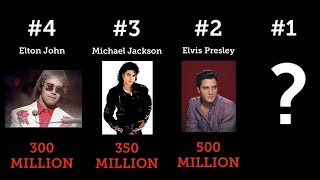 Top 50 Best Selling Music Artists Of All Time [upl. by Fia]