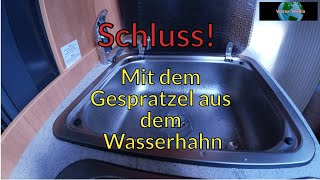 Einfach tauschen Wasserhahn wechseln im Kastenwagen [upl. by Ecinom]