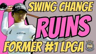 Sung Hyun Parks Tragic Golf Swing Fall [upl. by Domel]