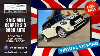 2015 Mini Cooper S Auto 3 Door White [upl. by Joceline]