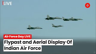 Air Force Day IAF Perform Flypast and Aerial Display  Prayagraj Air Show 2023 Live Today [upl. by Anyah]