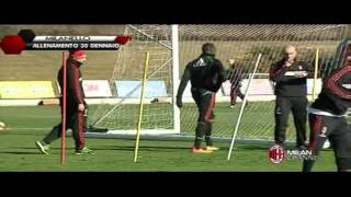 Milanello Allenamento 30012013 Part 2 [upl. by Ennovy]