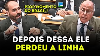 EDUARDO BOLSONARO VAI PRA CIMA DO EMBAIXADOR DE LULA E CLIMA FICA TENSO [upl. by Jade473]