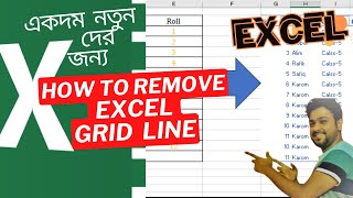 How to remove grid line excel tutorial [upl. by Auria]