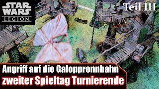 Star Wars Legion Turnier Angriff auf die Galopprennbahn finaler Tag [upl. by Kurzawa159]