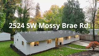 One Level Riverfront Home in West Linn  Video of 2524 SW Mossy Brae Rd [upl. by Burke]