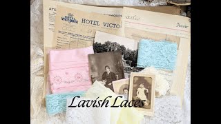 DT Laces and Vintage Documents for LavishLaces Unboxing [upl. by Enyamrahc]