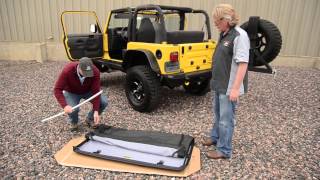 Bestop Installation of a Trektop on a TJ 9706 Jeep Wrangler [upl. by Socha]