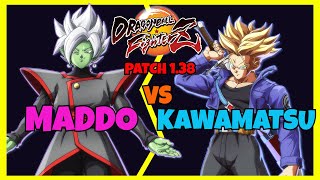 DBFZ  MADDO vs KAWAMATSU games Super Baby 2 Trunks Zamasu vs Gogeta 4 Trunks Vegito [upl. by Nairadal]