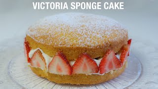 Victoria Sponge Cake Recipe [upl. by Llib687]