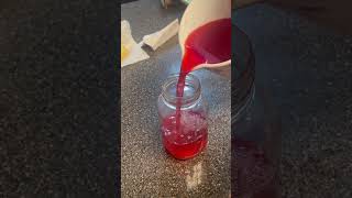 Cranberry juice experiment gone right food drink experiment [upl. by Koal]