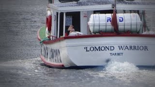 Crossing Loch Lomond by ferry  Tarbet to Rowardennan [upl. by Akinehc]