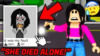 The CREEPIEST ROBLOX GAMES with the WORST SECRETS on BROOKHAVEN [upl. by Nuncia]