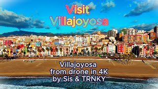 Villajoyosa Alicante  Spain 🇪🇸  by drone 4K [upl. by Eslehc]