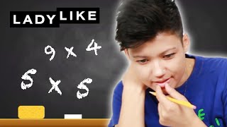 We Took 3rd Grade Math Quizzes • Ladylike [upl. by Annehs]