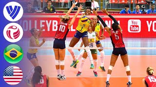 Brazil vs USA  Gold Medal Match  Womens Volleyball World Grand Prix 2016 [upl. by Laumas]