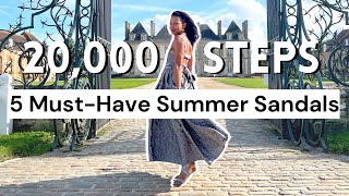 5 Best Sandals for Summer 2024  Walk 20K Steps in Style [upl. by Modesta]