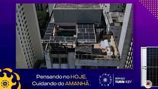 Energia Solar – Terraço Cobertura Prédio [upl. by Attehcnoc36]